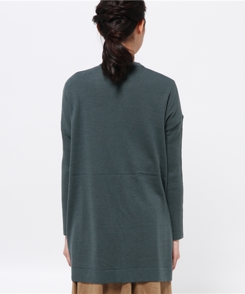 LBC(エルビーシー)の「12Gアンゴラブレンドロングカーディガン (カーディガン/ボレロ・レディース・オフホワイト/グリーン/ブラウン・MEDIUM/LARGE)」の5枚目の写真