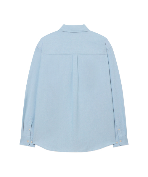 COVERNAT(カバーナット)の「オックスフォードシャツ ブルー(シャツ/ブラウス・レディース・その他・X-SMALL/SMALL/MEDIUM/LARGE/X-LARGE/XX-LARGE)」の2枚目の写真