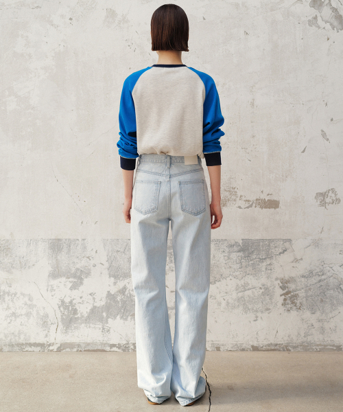 ANDNEEDS（アンドニーズ）の「Tate destroyed denim (light blue)（デニムパンツ・レディース・その他・SMALL/MEDIUM/LARGE）」の2枚目の写真