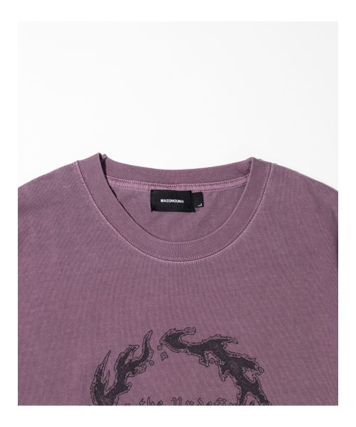 MASSNOUN(マスノウン)の「エターナルループピグメント半袖MSITS007-MG(Tシャツ/カットソー・レディース・その他・SMALL/MEDIUM/LARGE/X-LARGE)」の3枚目の写真