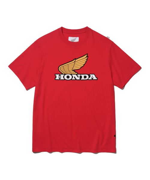 PHYPS MOTORCYCLE（フィップスモーターサイクル）の「[Archive line] Wing Logo Short Sleeve_Red（Tシャツ/カットソー・レディース・その他・SMALL/MEDIUM/LARGE/X-LARGE）」の2枚目の写真