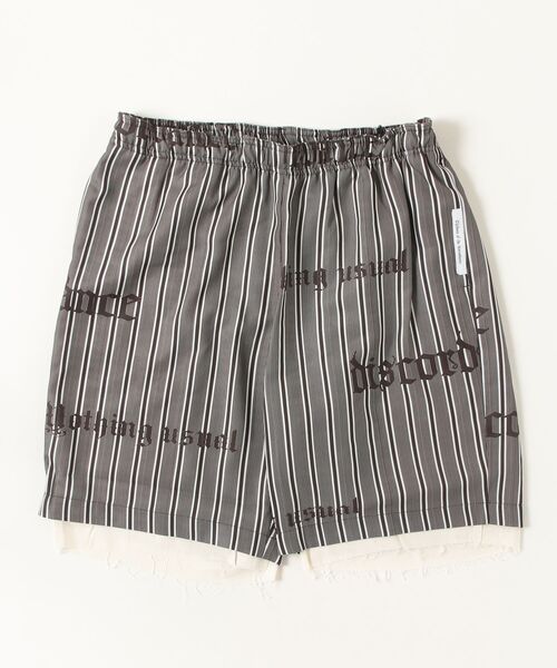 Children of the discordance（チルドレン オブ ザ ディスコ-ダンス）の「Children of the discordance / PERSONAL DATA PRINT SHORT PANTS / DISPT-034（チノパンツ・メンズ・ベージュ/ブラック・2）」の2枚目の写真