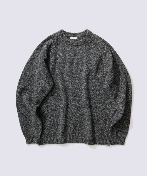 ATON/エイトン】LAMBS WOOL CREWNECK SWEATER（ニット/セーター