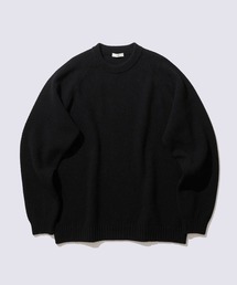 【ATON/エイトン】LAMBS WOOL CREWNECK SWEATER