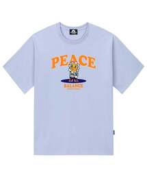 PEACE TIGER GRAPHIC Tシャツ - パープル