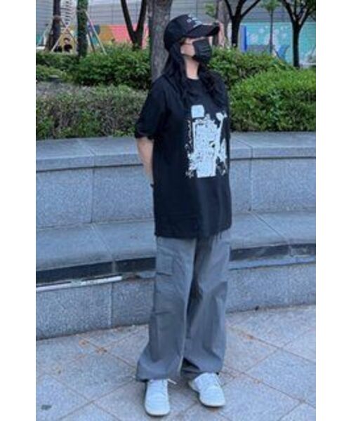 CAMEL WORK（キャメルワーク）の「バスケットボールプレイヤー 半袖Tシャツ(ブラック)（Tシャツ/カットソー・メンズ・その他・LARGE/MEDIUM/X-LARGE）」の13枚目の写真