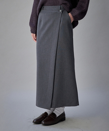 COQUET（コケット）の「Coquet Layered Wrap Skirt Ash Grey（スカート）」