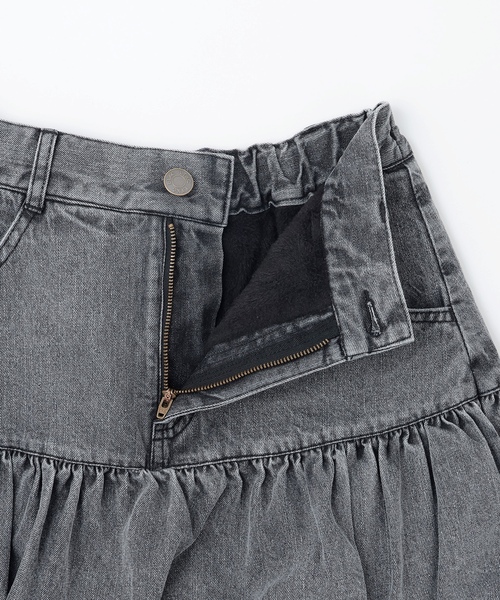 LOVETOXIC（ラブトキシック）の「【LTXC】デニムバルーンスカート（スカート・キッズ・グレー/ブルー・M:150cm/S:140cm/L:160cm/130cm）」の13枚目の写真