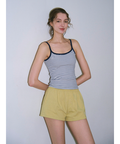 LILY HEIZE（リリーヘイズ）の「ミラベーシックスウェットショーツ_YELLOW GREEN（その他パンツ・レディース・ライム・FREE）」の2枚目の写真