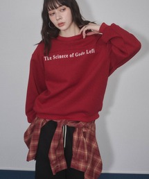 ENVYM | ロゴプリントオーバーサイズスウェットPO(スウェット)