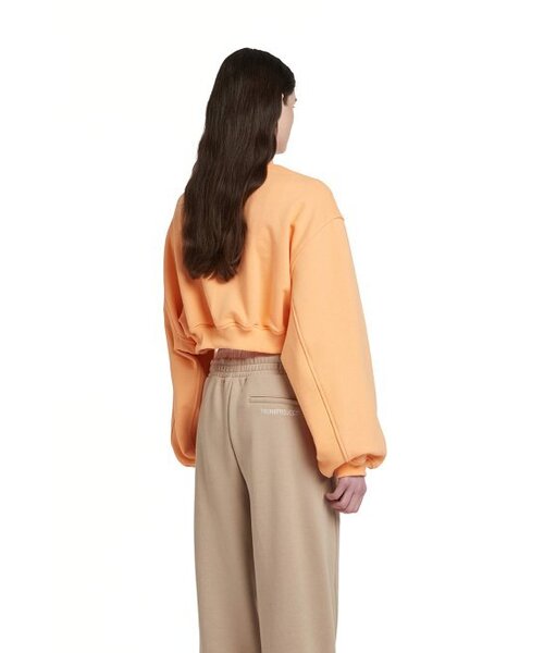 TRUNK PROJECT（トランクプロジェクト）の「Logo Cropped Sweatshirt_Orange（スウェット・レディース・オレンジ・MEDIUM/X-SMALL/SMALL）」の2枚目の写真