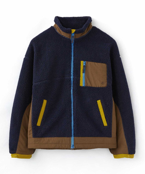 WMC(ダブリューエムシー)の「シェルパフリースジャケット_NAVY(その他アウター・レディース・ネイビー・MEDIUM/LARGE/X-LARGE)」の1枚目の写真