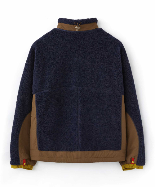 WMC(ダブリューエムシー)の「シェルパフリースジャケット_NAVY(その他アウター・レディース・ネイビー・MEDIUM/LARGE/X-LARGE)」の2枚目の写真