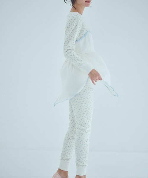 SEA（シー）の「フローラル サーマル レギンス（その他パンツ・レディース・ホワイト/グレー・ONE SIZE）」の19枚目の写真
