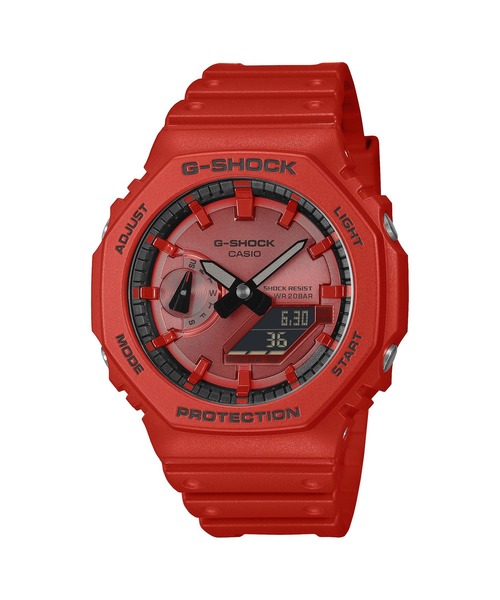 G-SHOCK(ジーショック)の「Iconic Styles / 2100シリーズ / GA-2100RRB-4AJF(アナログ腕時計・メンズ・レッド・FREE)」の1枚目の写真