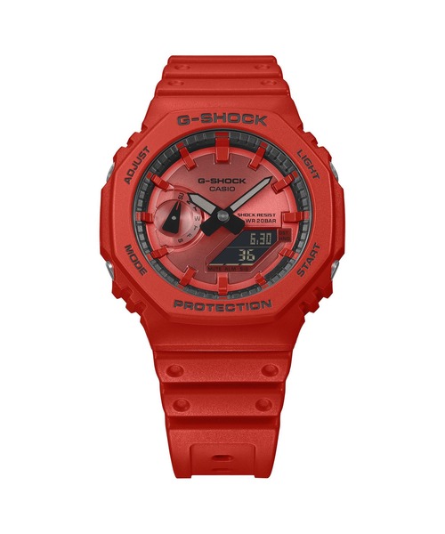 G-SHOCK(ジーショック)の「Iconic Styles / 2100シリーズ / GA-2100RRB-4AJF(アナログ腕時計・メンズ・レッド・FREE)」の3枚目の写真