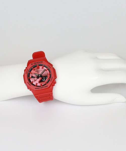 G-SHOCK(ジーショック)の「Iconic Styles / 2100シリーズ / GA-2100RRB-4AJF(アナログ腕時計・メンズ・レッド・FREE)」の10枚目の写真