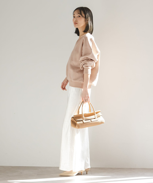 Noble（ノーブル）の「Vネックオーバースウェット（スウェット・レディース・モカ/ベージュ・FREE）」の22枚目の写真