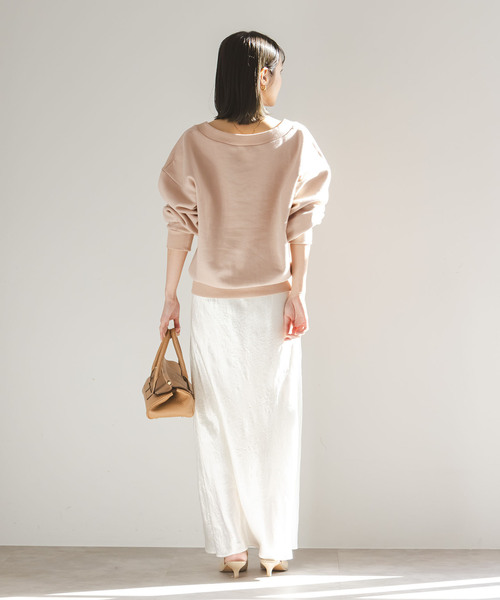 Noble（ノーブル）の「Vネックオーバースウェット（スウェット・レディース・モカ/ベージュ・FREE）」の21枚目の写真