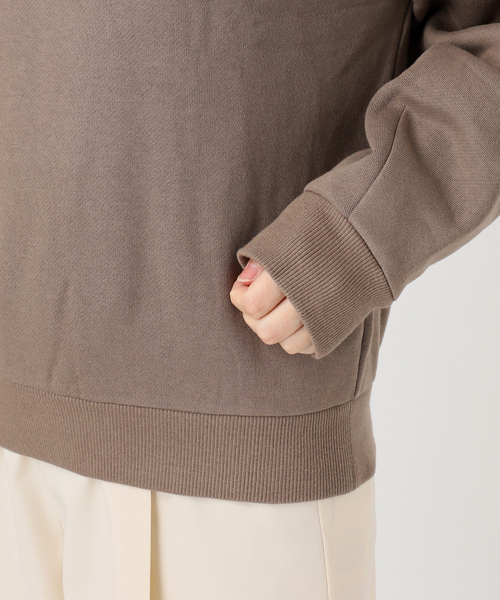 Noble（ノーブル）の「Vネックオーバースウェット（スウェット・レディース・モカ/ベージュ・FREE）」の3枚目の写真