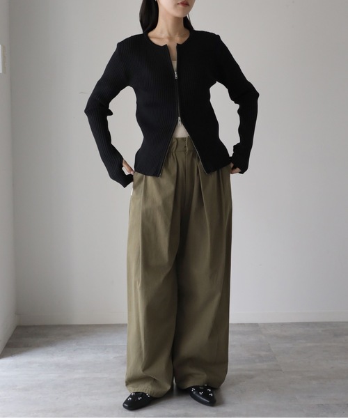 model：164cm. 着用サイズ：FREE
