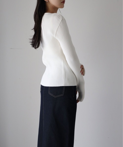 model：164cm. 着用サイズ：FREE