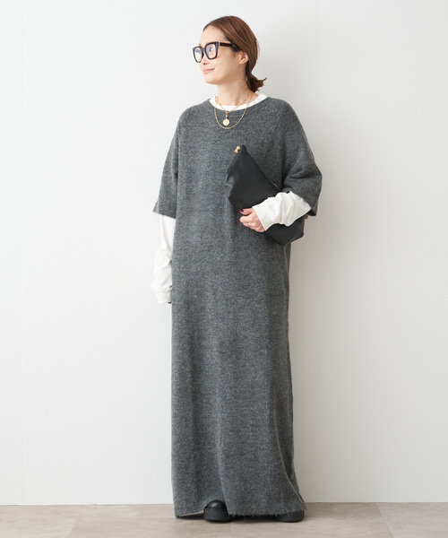 Deuxieme Classe(ドゥーズィエムクラス)の「【JIJI Studio Paris/ジジ ストゥディオ パリス】 robe AZELLE(ワンピース・レディース・チャコールグレー・FREE)」の13枚目の写真