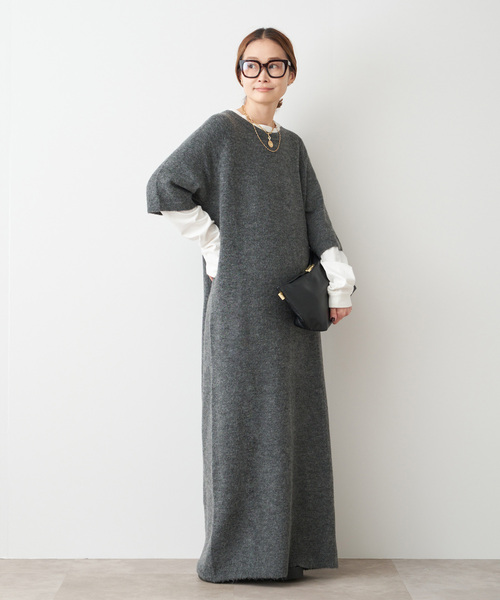 Deuxieme Classe(ドゥーズィエムクラス)の「【JIJI Studio Paris/ジジ ストゥディオ パリス】 robe AZELLE(ワンピース・レディース・チャコールグレー・FREE)」の14枚目の写真