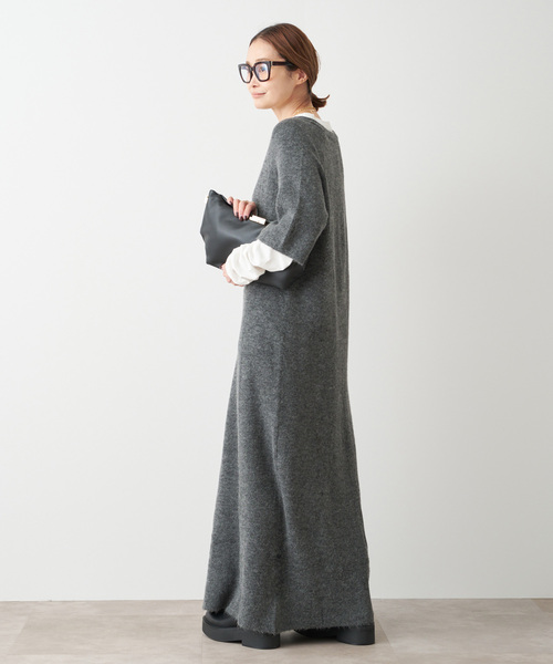 Deuxieme Classe(ドゥーズィエムクラス)の「【JIJI Studio Paris/ジジ ストゥディオ パリス】 robe AZELLE(ワンピース・レディース・チャコールグレー・FREE)」の15枚目の写真