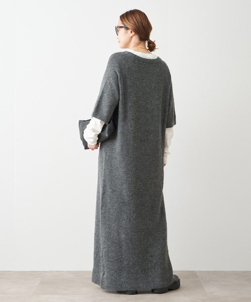 Deuxieme Classe(ドゥーズィエムクラス)の「【JIJI Studio Paris/ジジ ストゥディオ パリス】 robe AZELLE(ワンピース・レディース・チャコールグレー・FREE)」の16枚目の写真