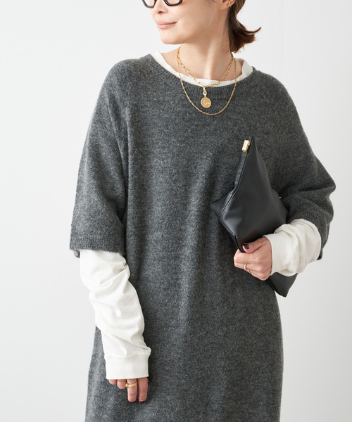 Deuxieme Classe(ドゥーズィエムクラス)の「【JIJI Studio Paris/ジジ ストゥディオ パリス】 robe AZELLE(ワンピース・レディース・チャコールグレー・FREE)」の17枚目の写真