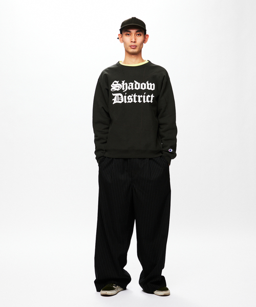 CHAMPION / チャンピオン for JS ステッチ プリント スウェット