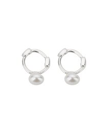 925 silver mini pearl earrings