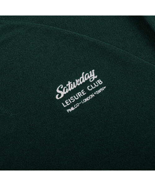 SATURDAY LEISURE CLUB（サタデーレジャークラブ）の「Leisure Reverse Terry Raglan Sweatshirt (Unisex) - British Racing Green（スウェット・レディース・その他・MEDIUM/LARGE/X-LARGE）」の6枚目の写真