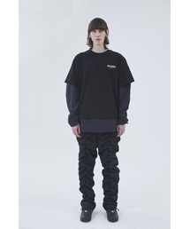 BMUETTE（ビムウィエ）の「オーバーサイズレイヤードTシャツ（Tシャツ/カットソー）」