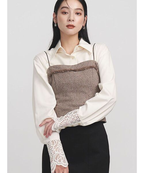 レースカフスシャツ（シャツ/ブラウス）｜LAGUNAMOON（ラグナムーン