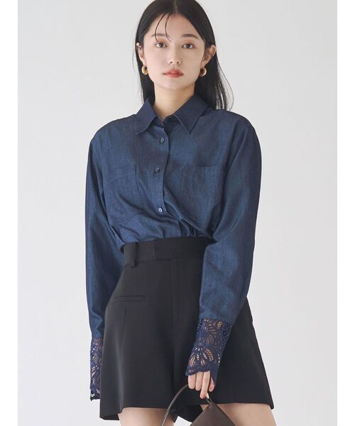 レースカフスシャツ（シャツ/ブラウス）｜LAGUNAMOON（ラグナムーン