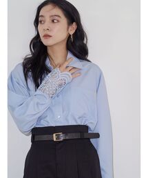 LAGUNAMOON | レースカフスシャツ(シャツ/ブラウス)