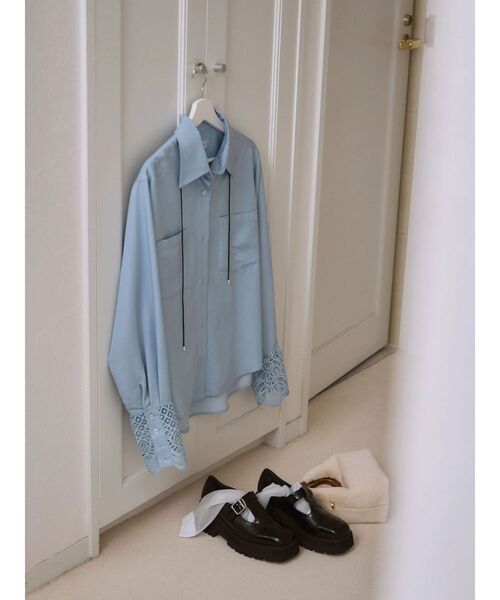 レースカフスシャツ（シャツ/ブラウス）｜LAGUNAMOON（ラグナムーン