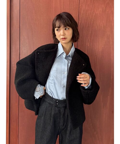 LAGUNAMOON(ラグナムーン)の「レースカフスシャツ 【オフィスカジュアル】(シャツ/ブラウス・レディース・ブルー/インディゴブルー/ホワイト・FREE)」の19枚目の写真
