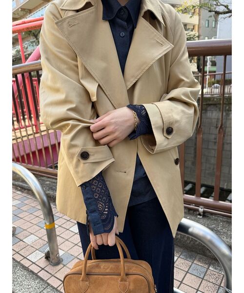 LAGUNAMOON(ラグナムーン)の「レースカフスシャツ(シャツ/ブラウス・レディース・ブルー/インディゴブルー/ホワイト・FREE)」の11枚目の写真