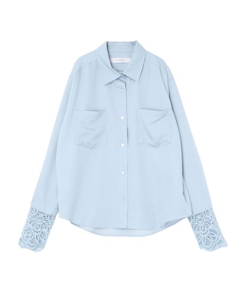 レースカフスシャツ 【春服】【オフィスカジュアル】（シャツ/ブラウス