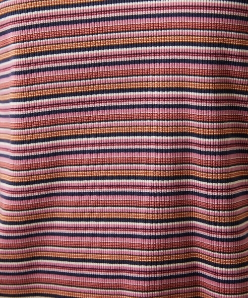 Jocomomola(ホコモモラ)の「Dentado ボーダー襟付きカットソー(Tシャツ/カットソー・レディース・ピンク/グリーン・40)」の12枚目の写真