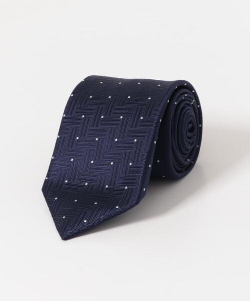 URBAN RESEARCH DOORS（アーバンリサーチドアーズ）の「LIFE STYLE TAILOR　26SS国内タイドット1（ネクタイ・メンズ・グレー/ブルー/ネイビー・-）」の2枚目の写真