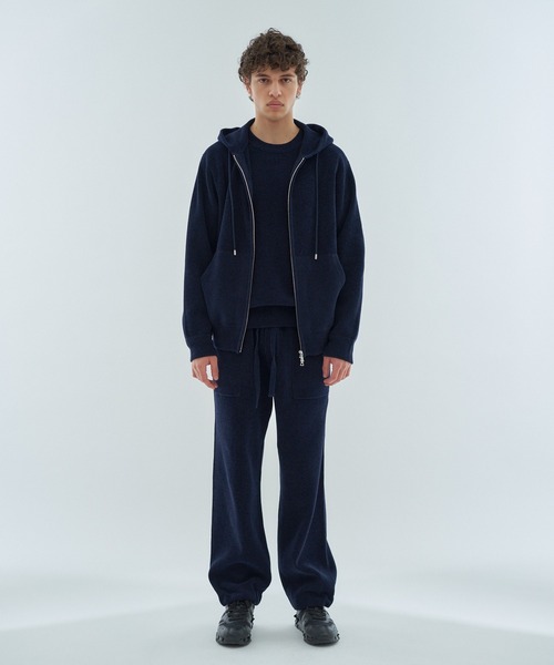 ESTNATION(エストネーション)の「ESTNATION / カシミヤタッチ クルーネックプルオーバー(ニット/セーター・メンズ・ネイビー/アイボリー/ライトブルー・SMALL/MEDIUM/LARGE)」の20枚目の写真