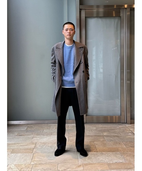 ESTNATION(エストネーション)の「ESTNATION / カシミヤタッチ クルーネックプルオーバー(ニット/セーター・メンズ・ネイビー/アイボリー/ライトブルー・SMALL/MEDIUM/LARGE)」の22枚目の写真