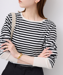 SLOBE IENA（スローブイエナ）の「《追加5》レイヤードスリーブロンTEE（Tシャツ/カットソー）」