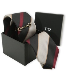 TAKA-Q（タカキュー）の「【2点セット ギフトケース入り】タカキュー ネクタイ & タイバー（ネクタイ）」