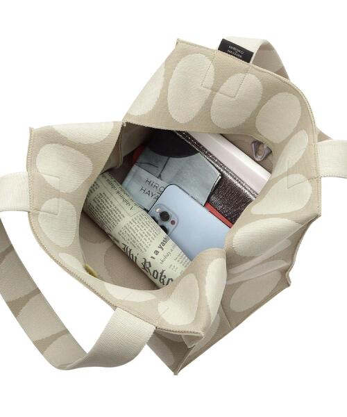 HIROKO HAYASHI（ヒロコハヤシ）の「TRICO（トリコ）トートバッグ（トートバッグ・レディース・ベージュ系4/サックスブルー系4・00）」の9枚目の写真