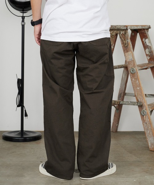 orSlow(オアスロウ)の「orSlow/オアスロウ WIDE FIT FRENCH WORK PANTS ワイドフィット フレンチワークパンツ 2026年 夏 夏服 秋服(チノパンツ・メンズ・カーキ/グレー・4/3/2)」の14枚目の写真